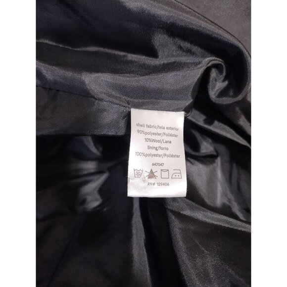 VTG Y2K Venus Dbl Breasted Wool Blend Red Tartan Peacoat Sz 4 Classic Scottish - Picture 7 of 8